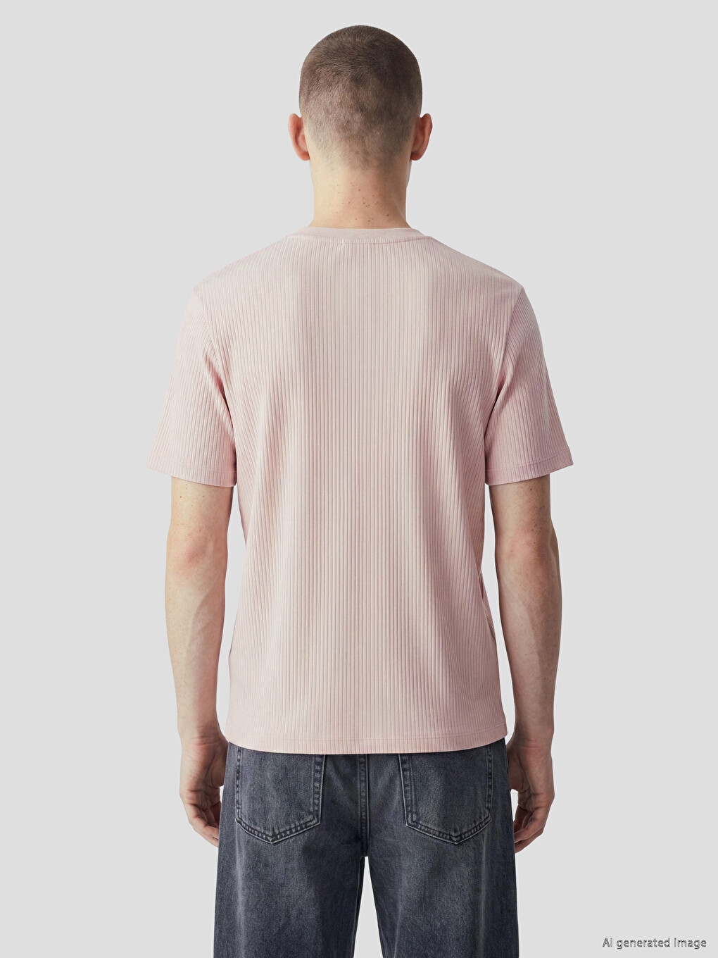 Crew Neck Men's T-shirt-3