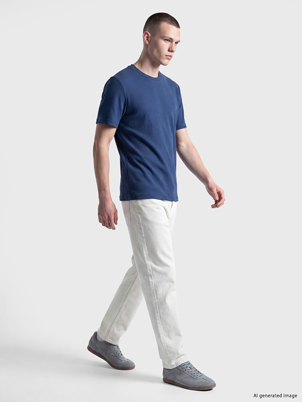 Crew Neck Men's T-shirt-1