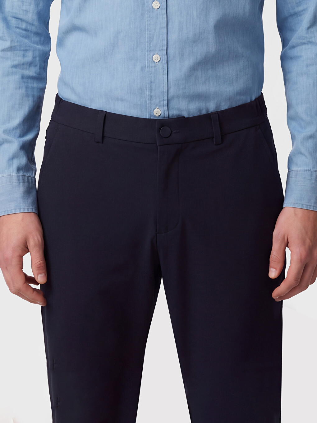 Lacivert Regular Fit Erkek Pantolon-2