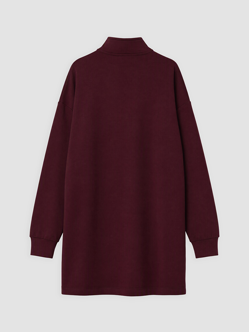 Woman Plum Sweatshirt Tunic-1