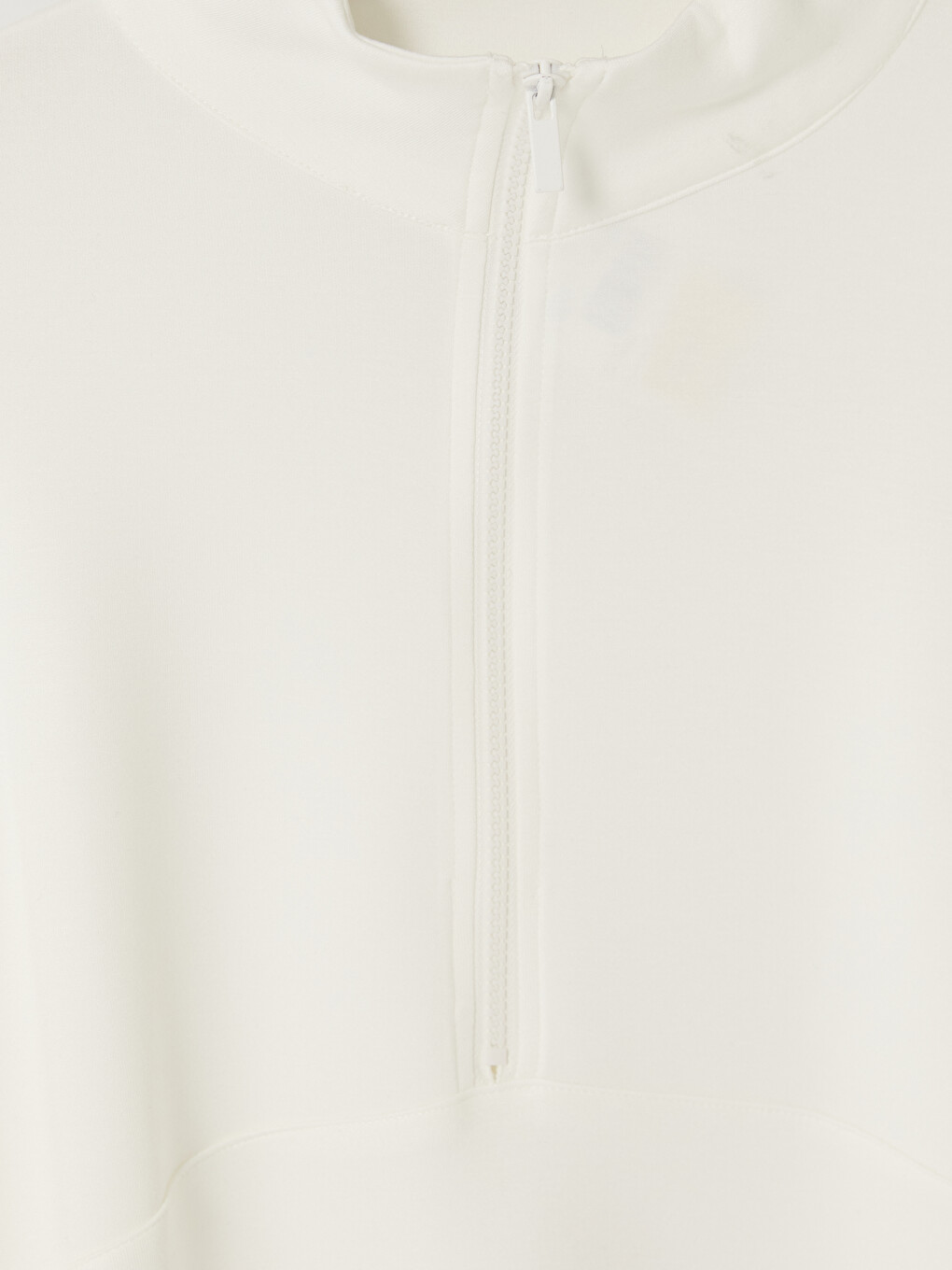 Woman White Sweatshirt Tunic-2