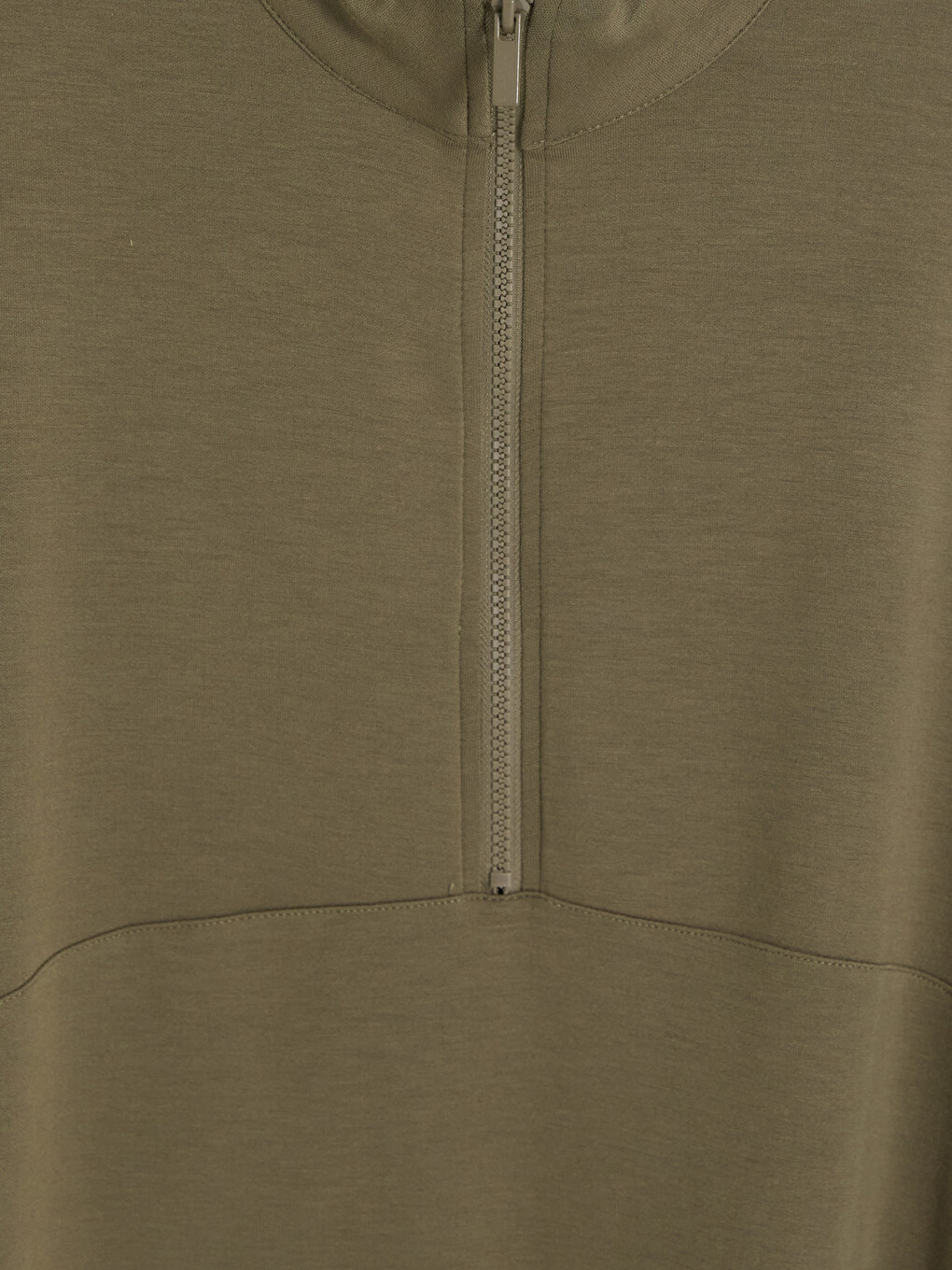 Dik Yaka Soft Touch Kadın Sweatshirt Tunik-5