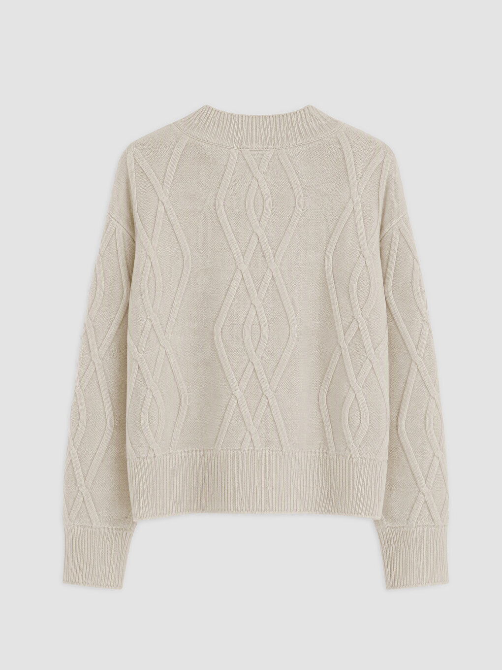 Woman White Sweater-1