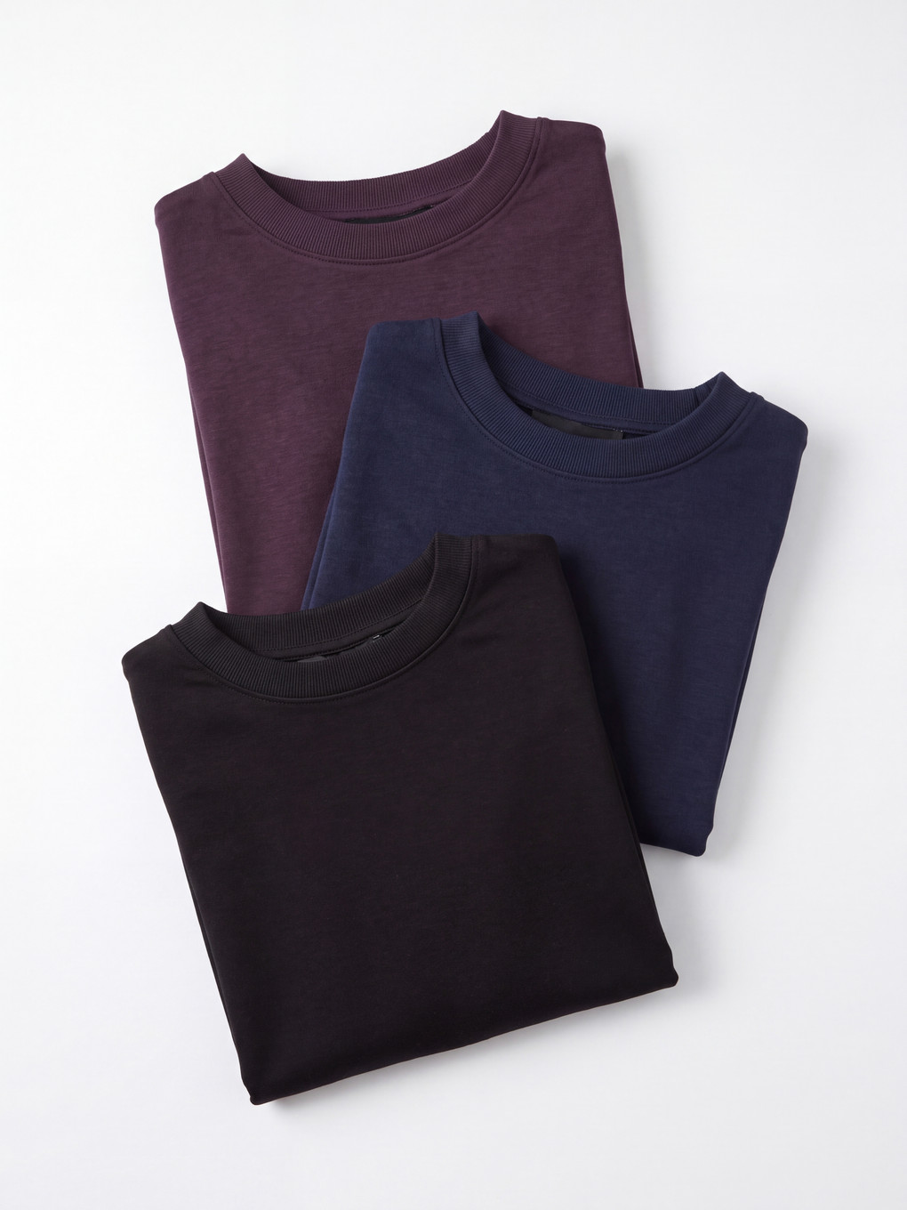 Lacivert Şerit Detaylı Soft Touch Oversize Kadın Tişört-2