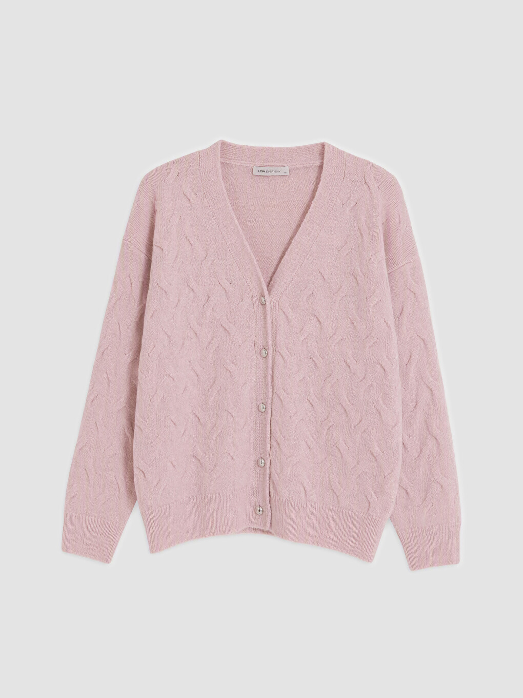 Woman Pink Cardigan-4