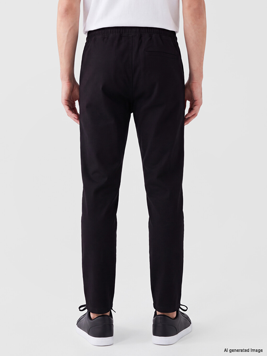 Muškarac Crna Pantalone-3
