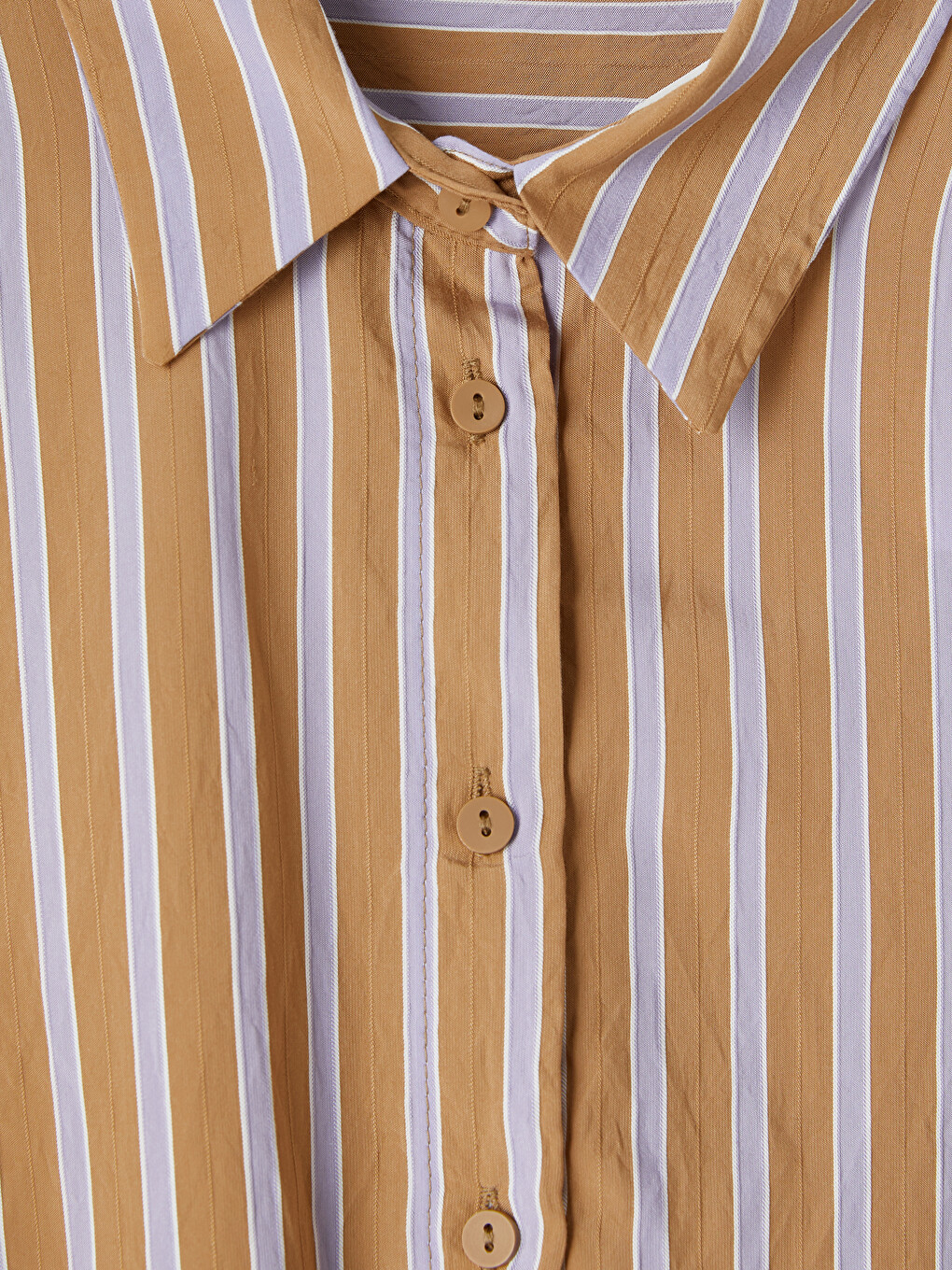 Striped Oversize Women's Shirt-2