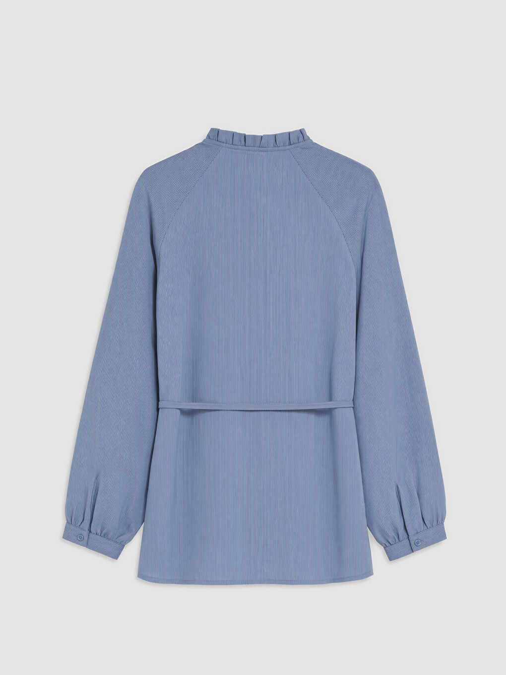 Woman Blue Shirt Tunic-1