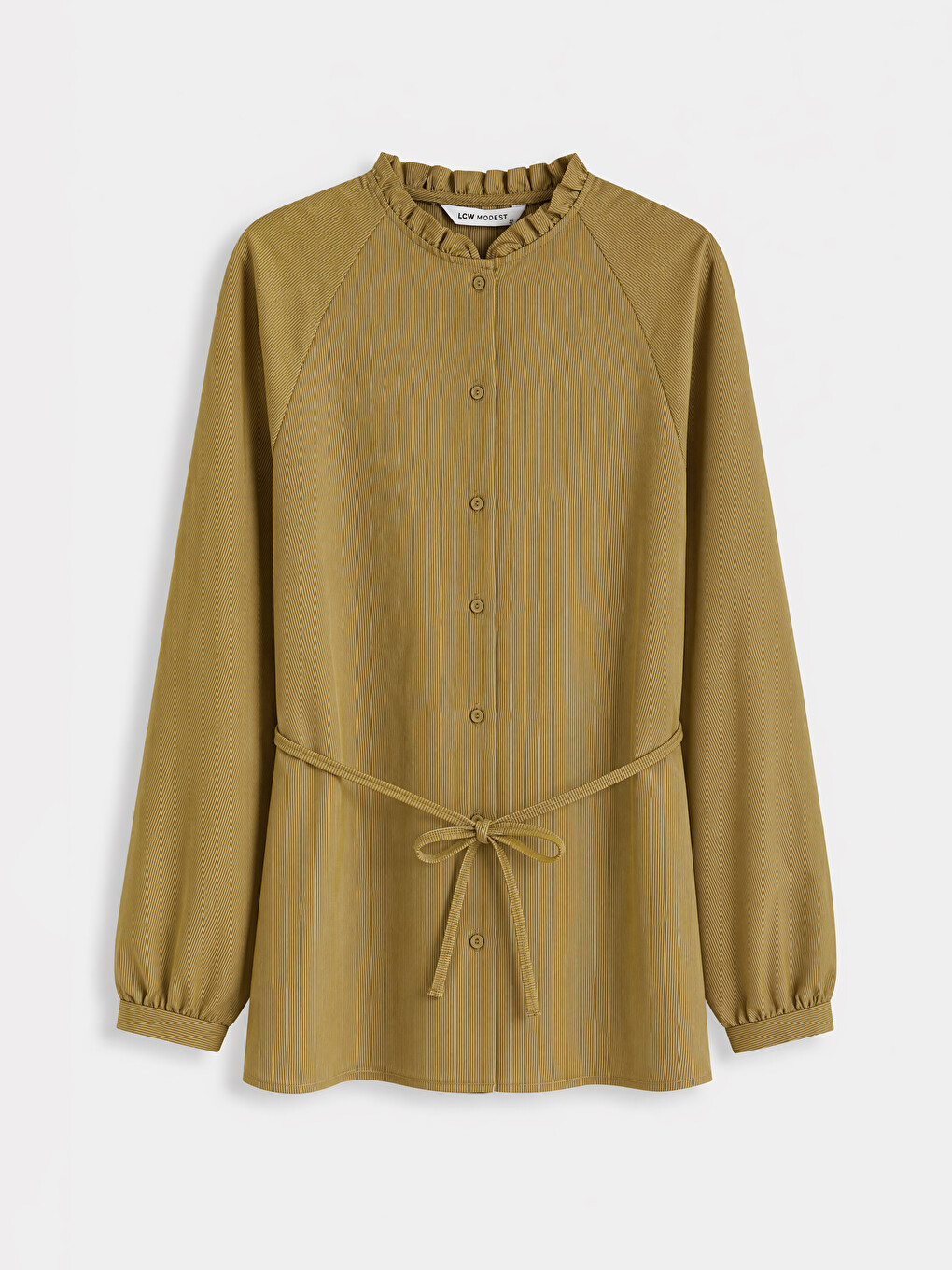 Woman Green Shirt Tunic-4