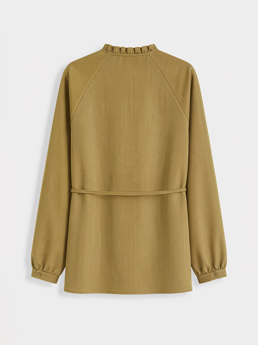 Woman Green Shirt Tunic-5