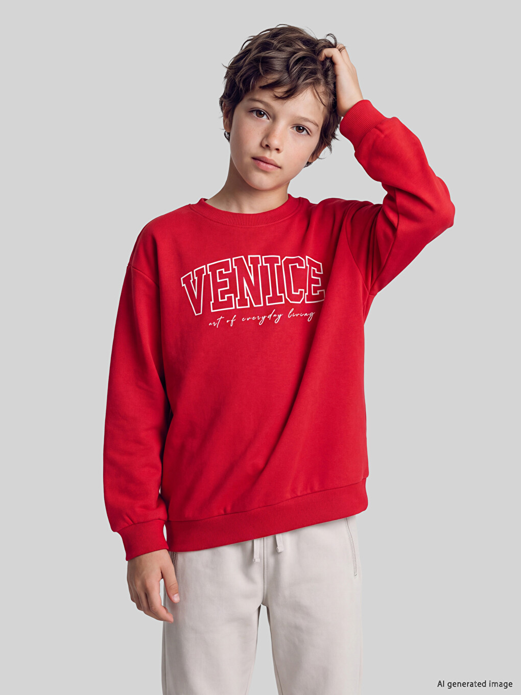 Sweat-shirt Épais Imprimé Pour Garçons-2