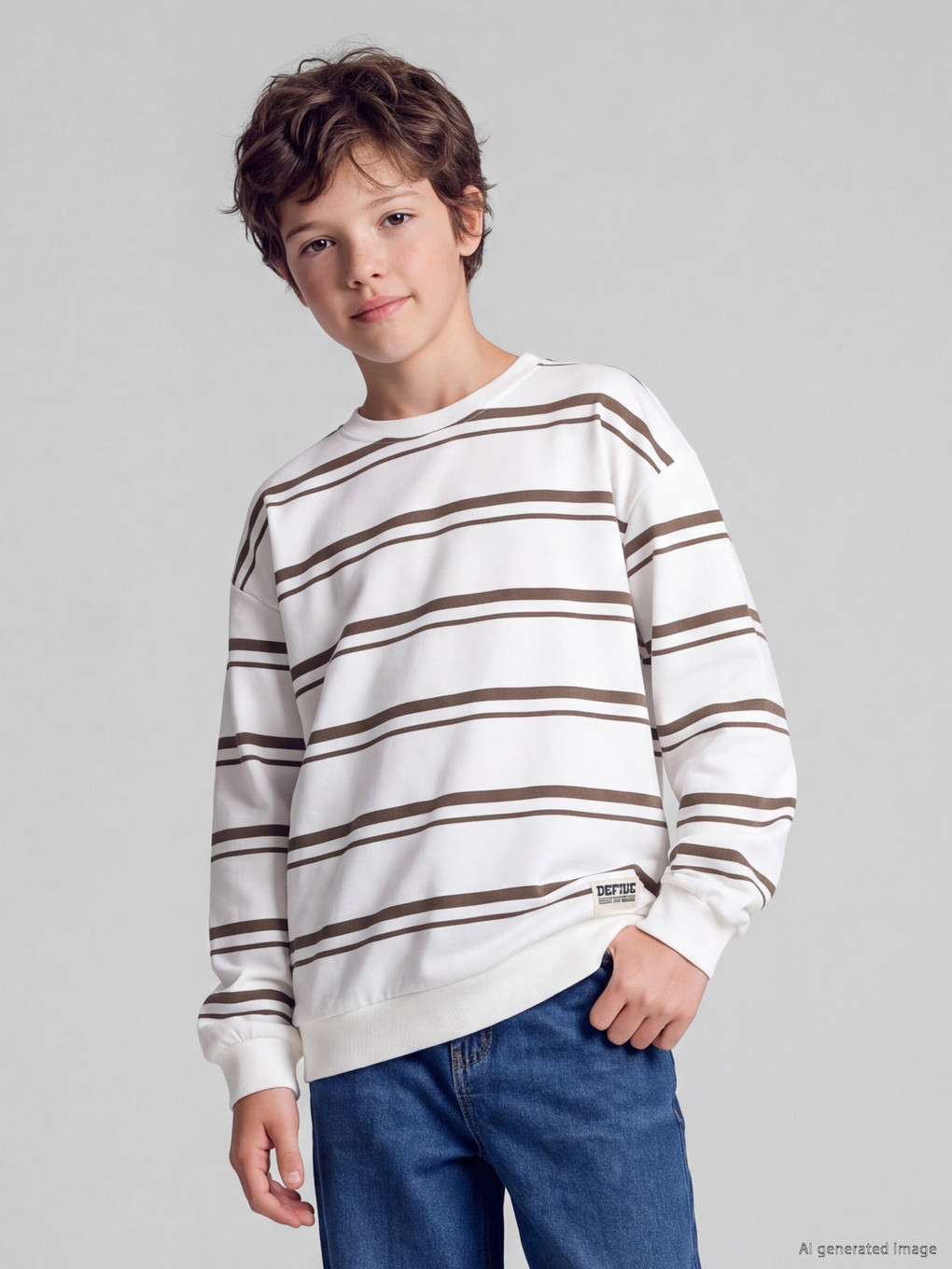 Crew Neck Kids' Sweatshirt