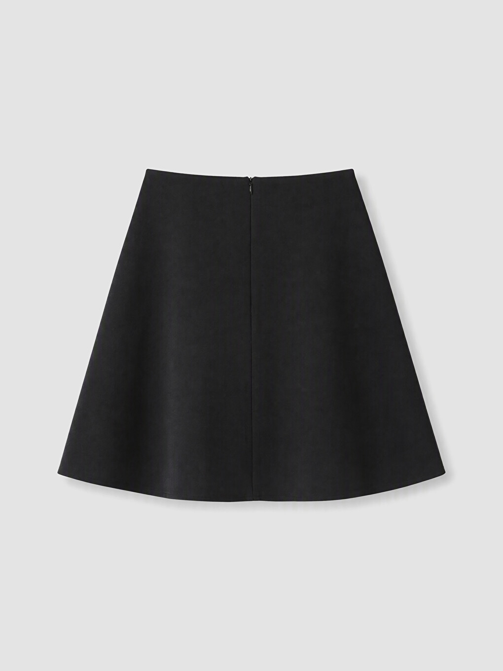 Zippered Flared Mini Skirt-6