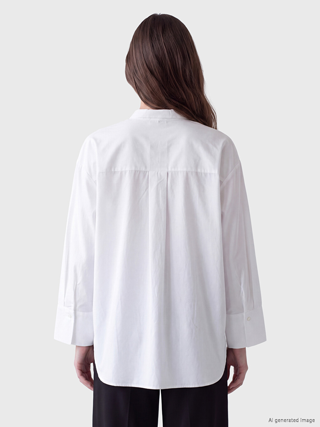 Scarf Collar Women's Shirt Tunic-4