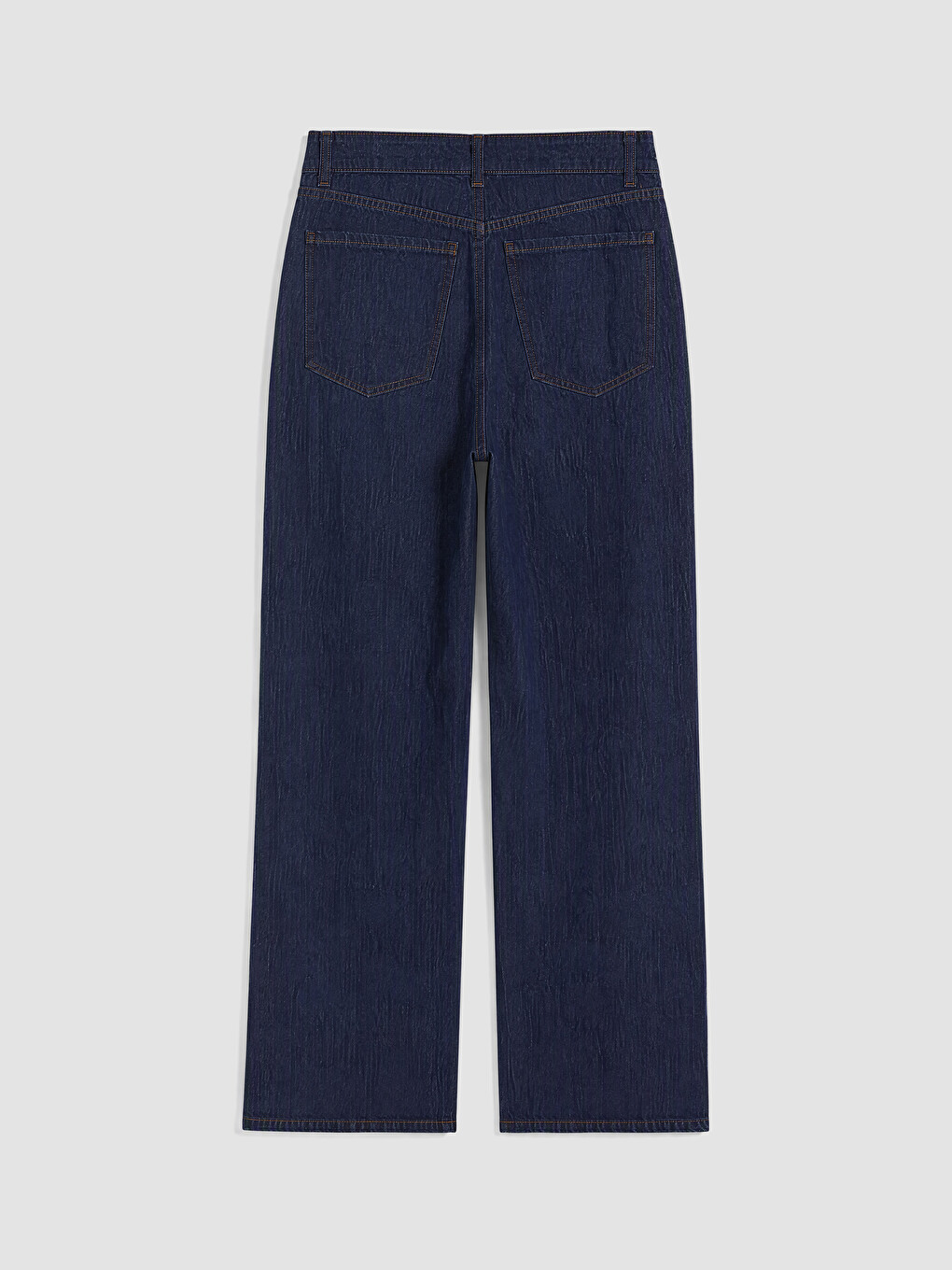 İndigo Wideleg Kadın Jean Pantolon-2
