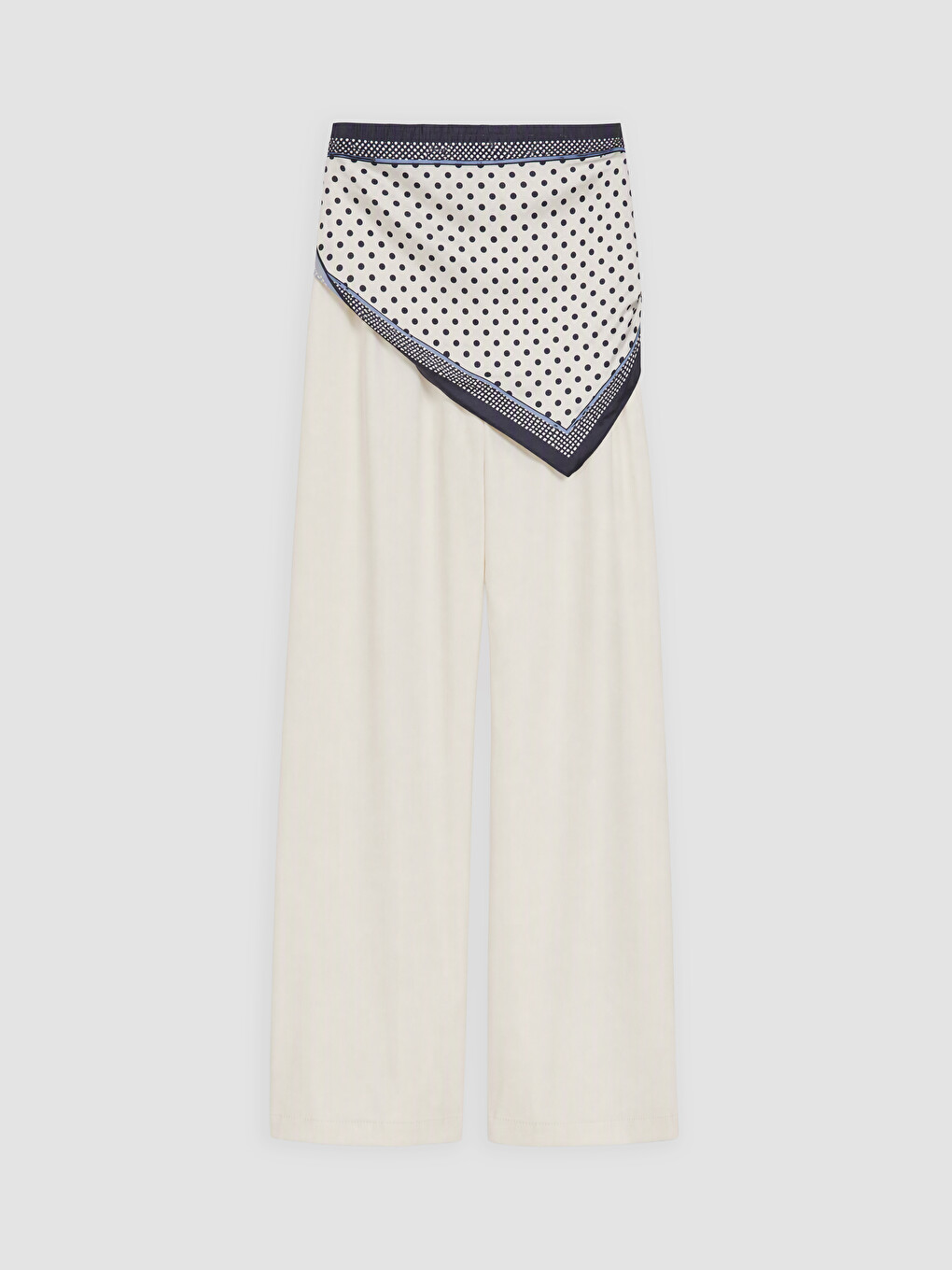 Woman Ecru Tailored Trousers-1