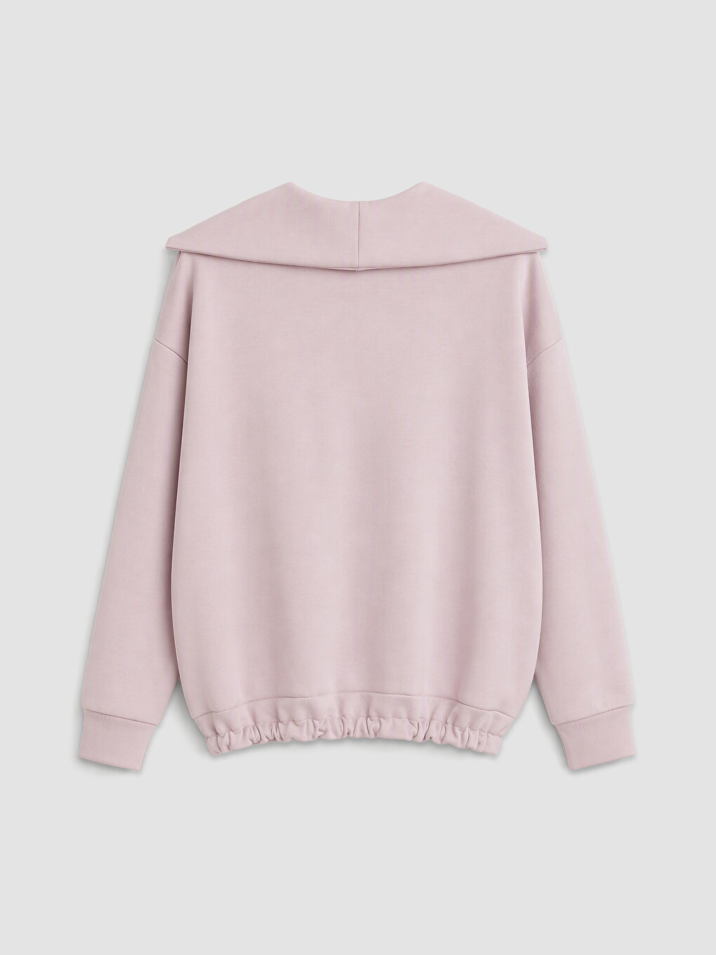 Sailor Collar Waist Drawstring Women's Sweatshirt-1