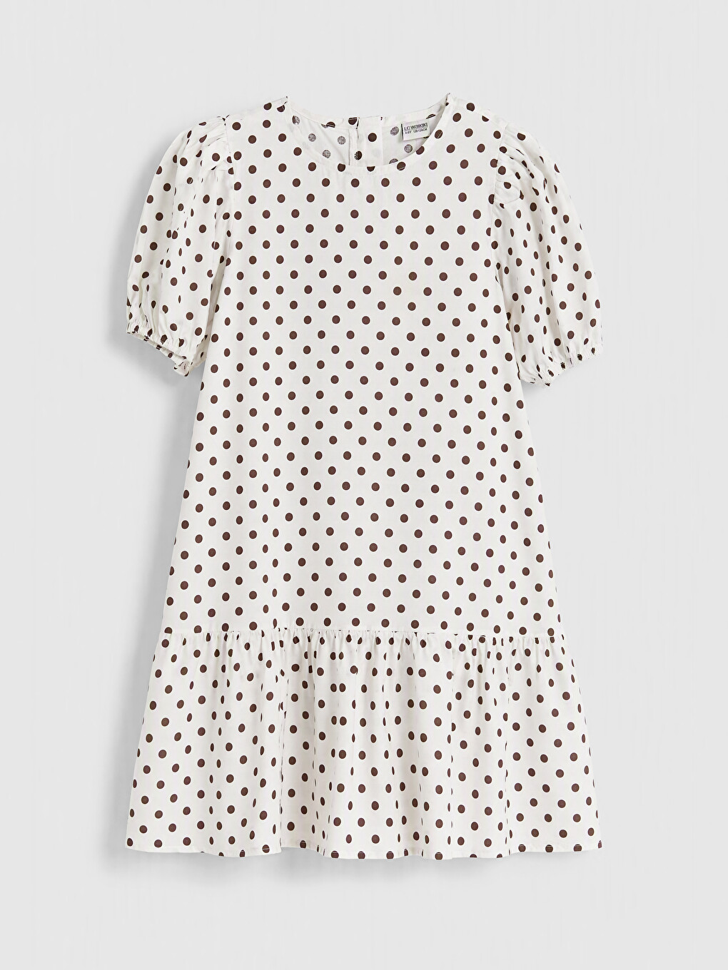 Polka Dot Poplin Girls' Dress