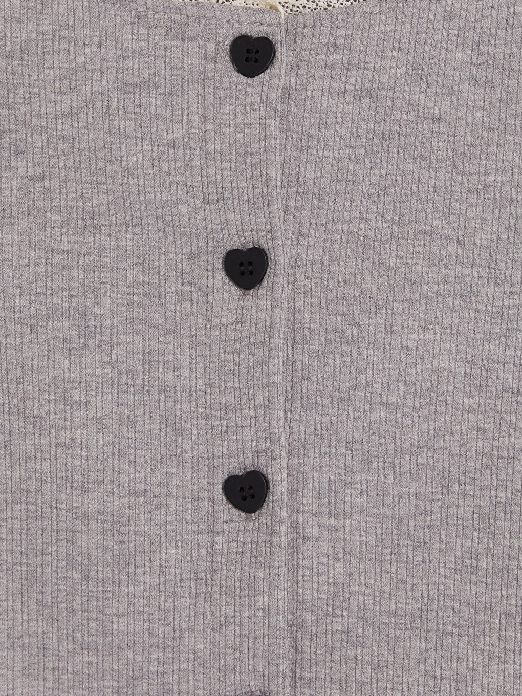 Cardigan Cu Guler Rotund Pentru Fete-1