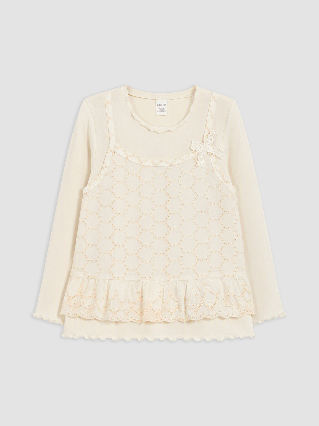Girl Ecru T-shirt