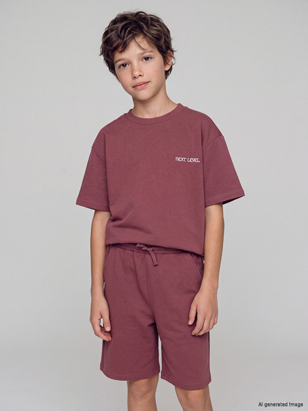 Printed Boys' Shorts Set-1