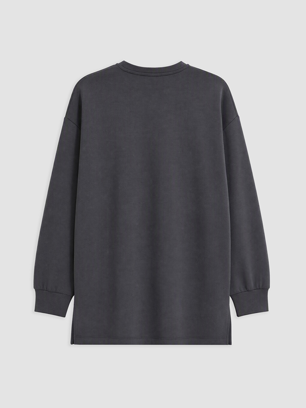 Embroidered Soft Touch Women's Sweatshirt Tunic-1