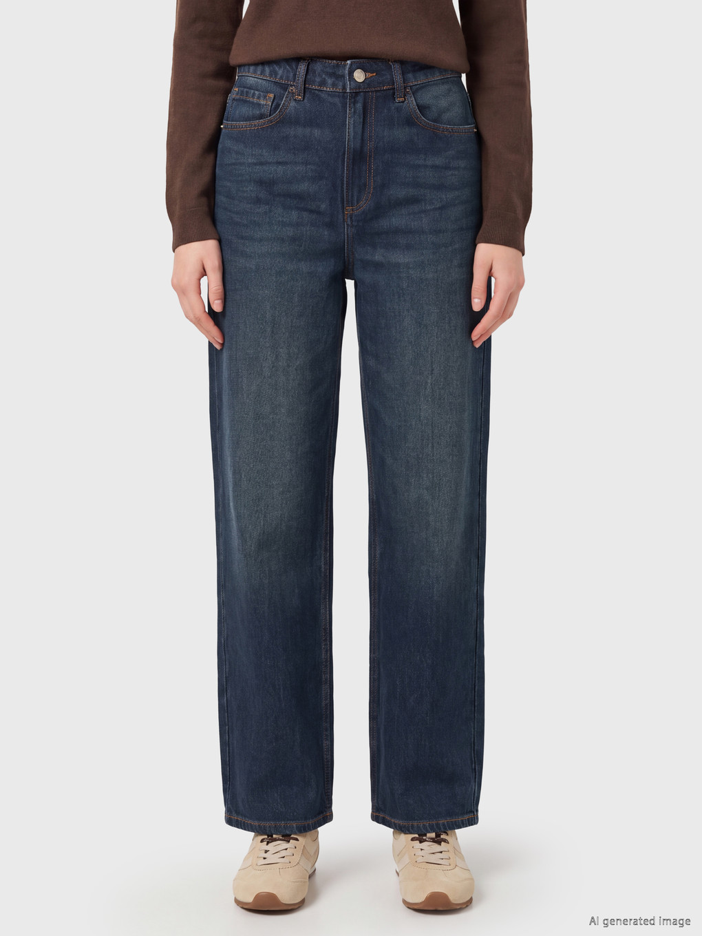 Woman Indigo Jeans-1
