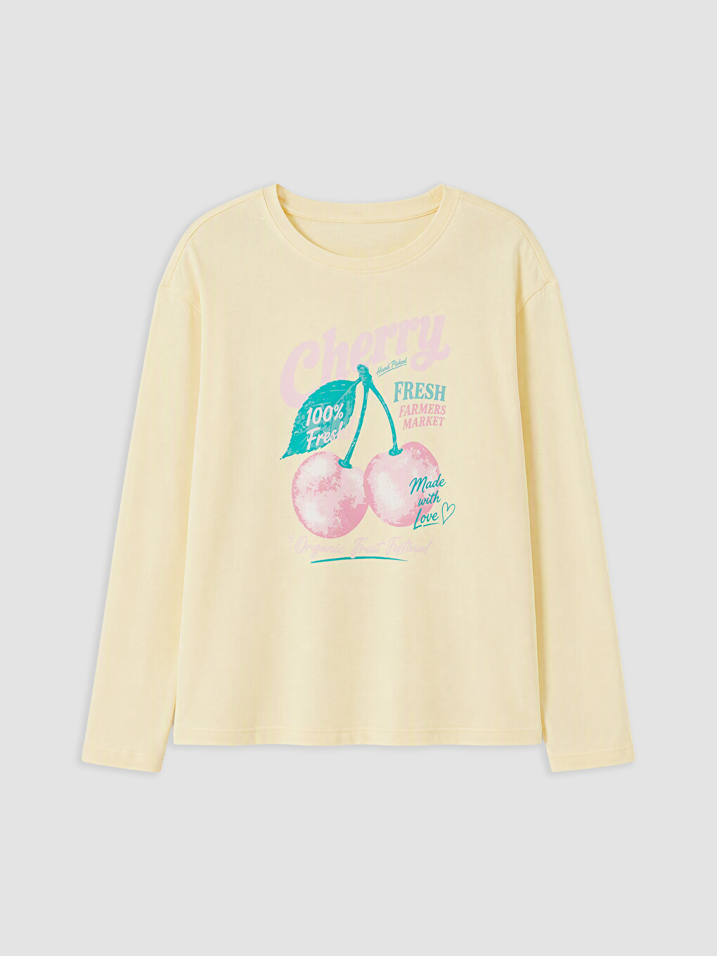 Crew Neck Girls' Pyjamas Set-1