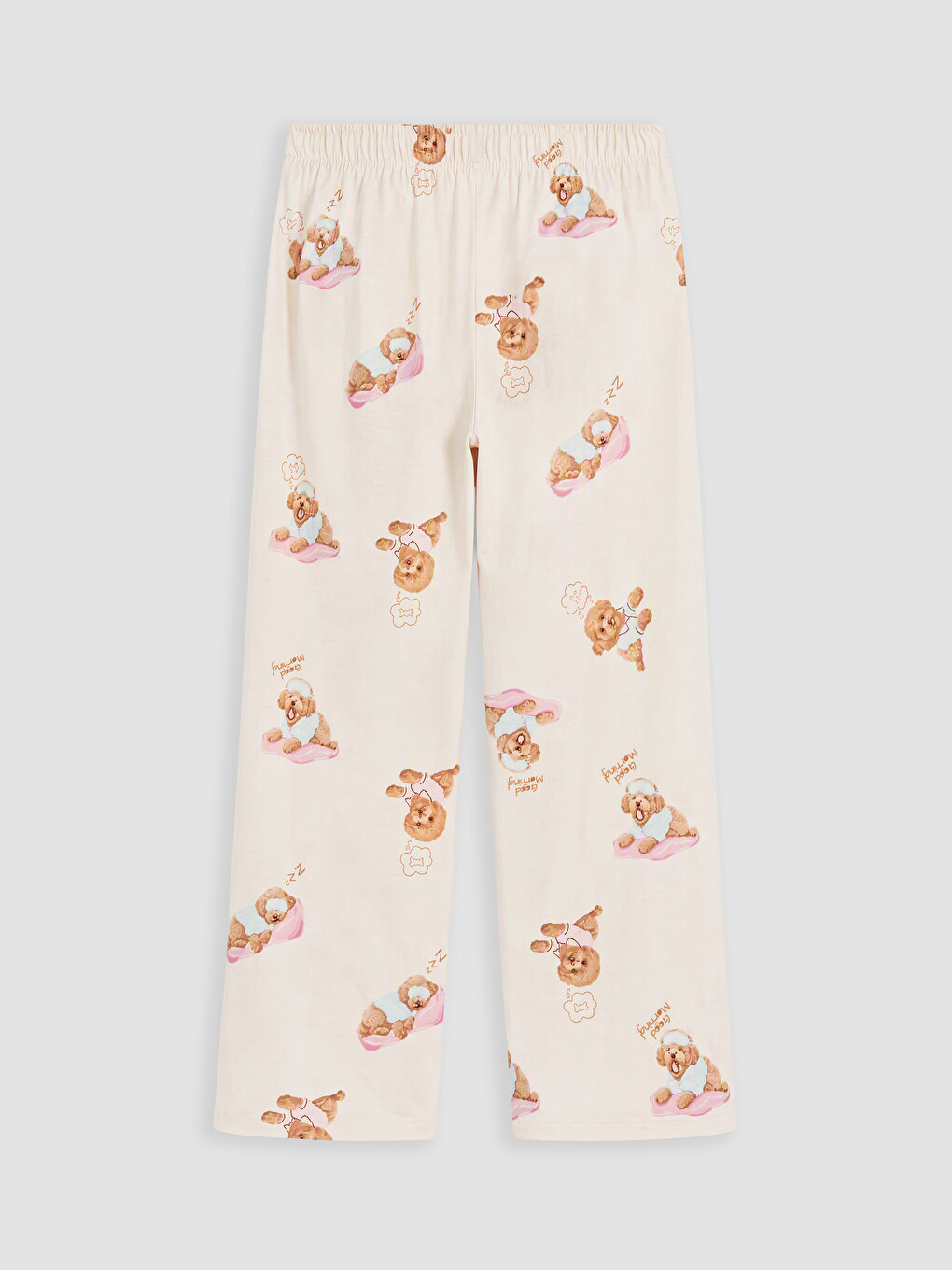 Pembe Bisiklet Yaka Kız Çocuk Pijama Takım-6