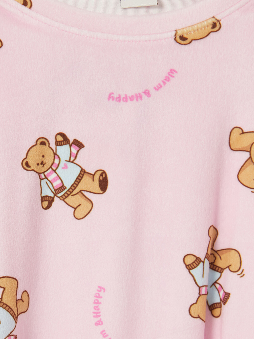 Set De Pijama Roz Fată-2