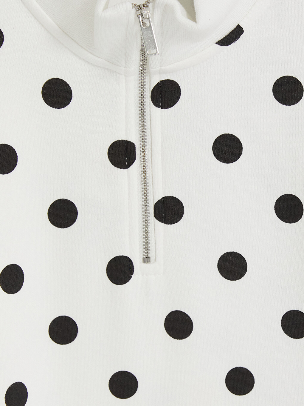 Polka Dot Oversize Women's Thick Sweatshirt-5