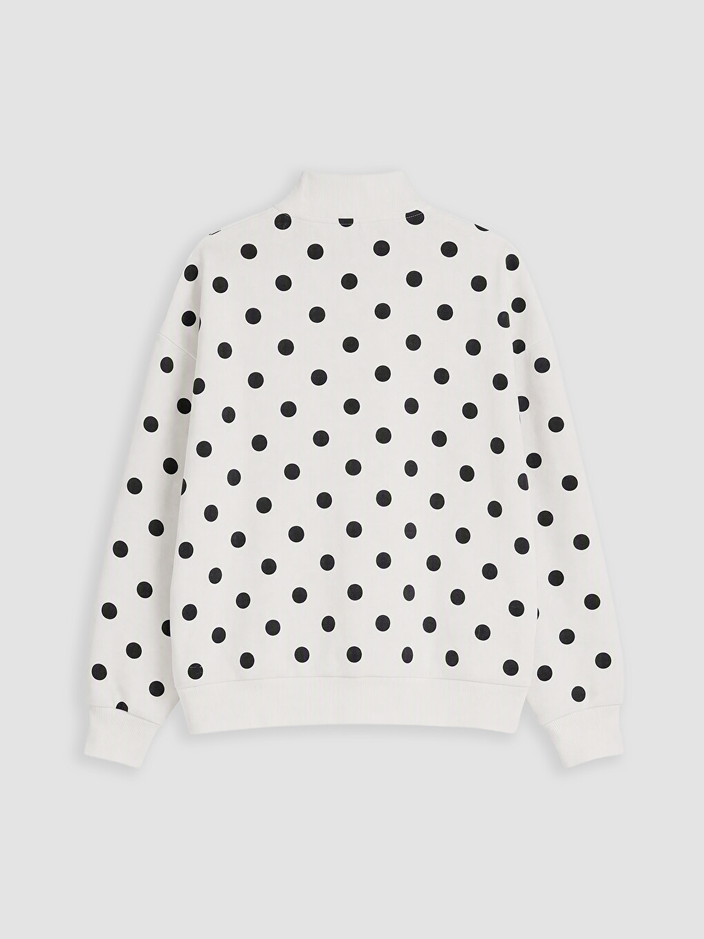 Polka Dot Oversize Women's Thick Sweatshirt-6