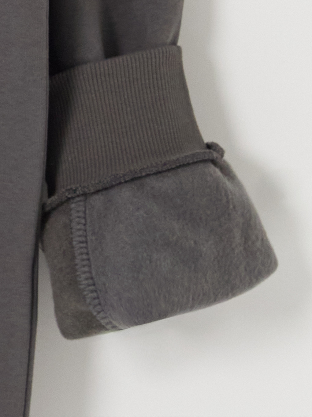 Antrasit Dik Yaka Ford Baskılı Erkek Sweatshirt-8
