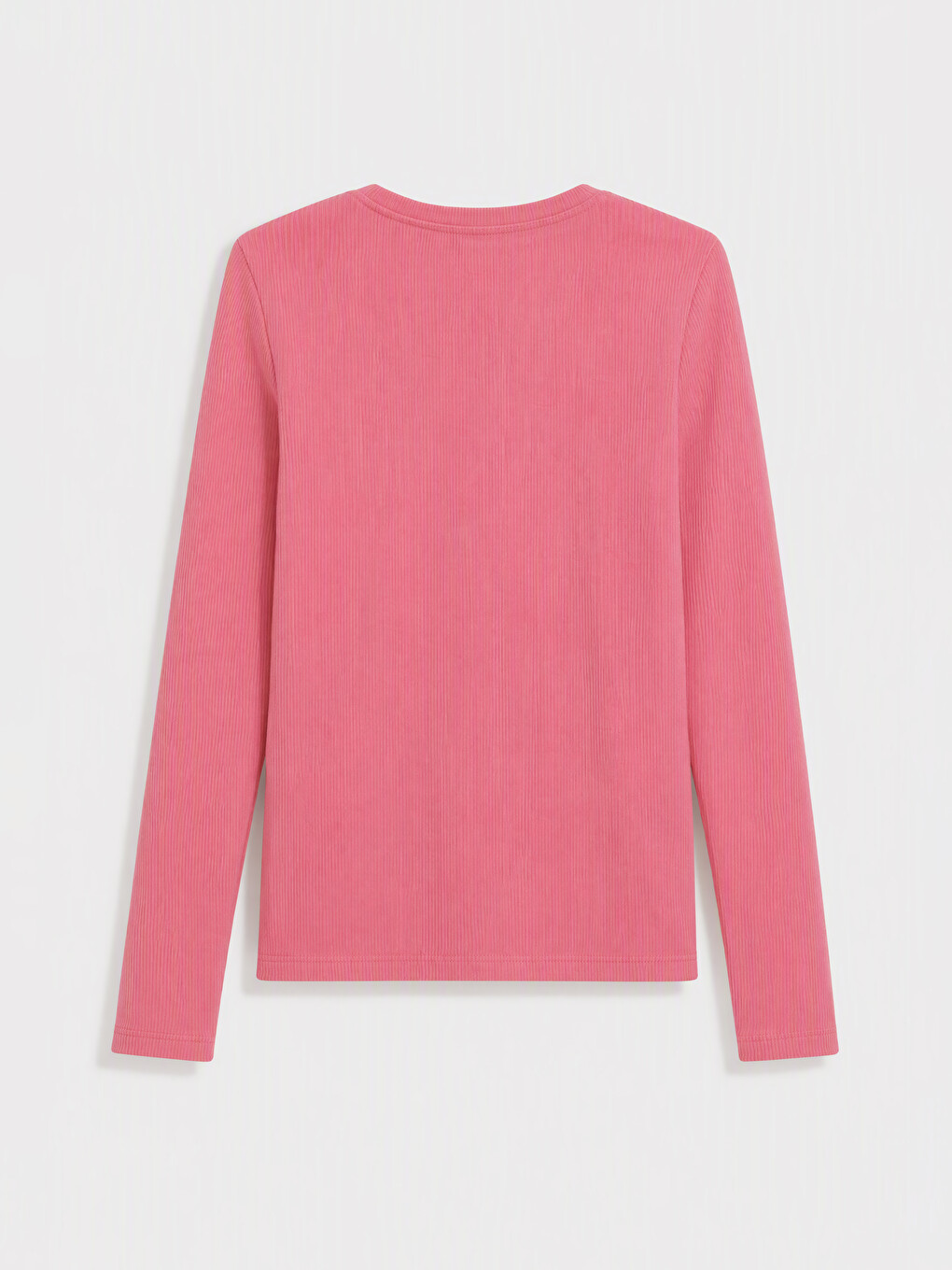 Pembe Bisiklet Yaka Kadın Body-5