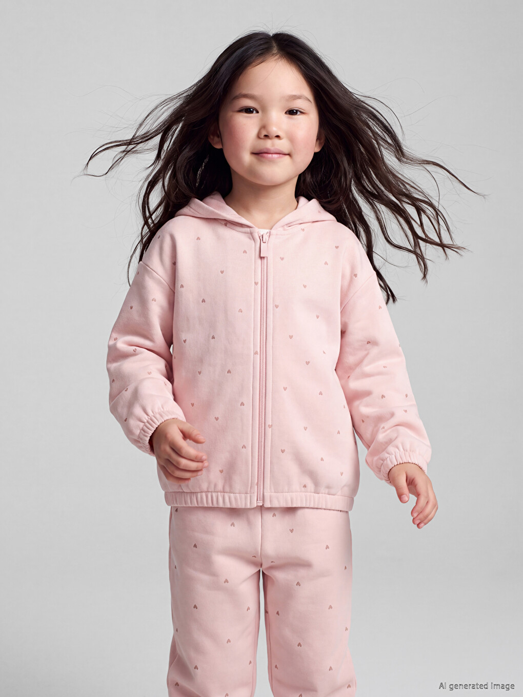 Hooded Girls' Sweatshirt-1