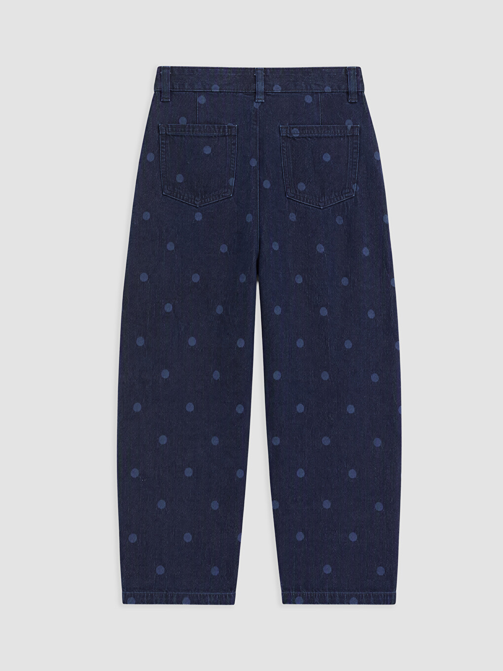 Balloon Fit Teksas Pantalone Sa Tufnicama Za Devojčice-1