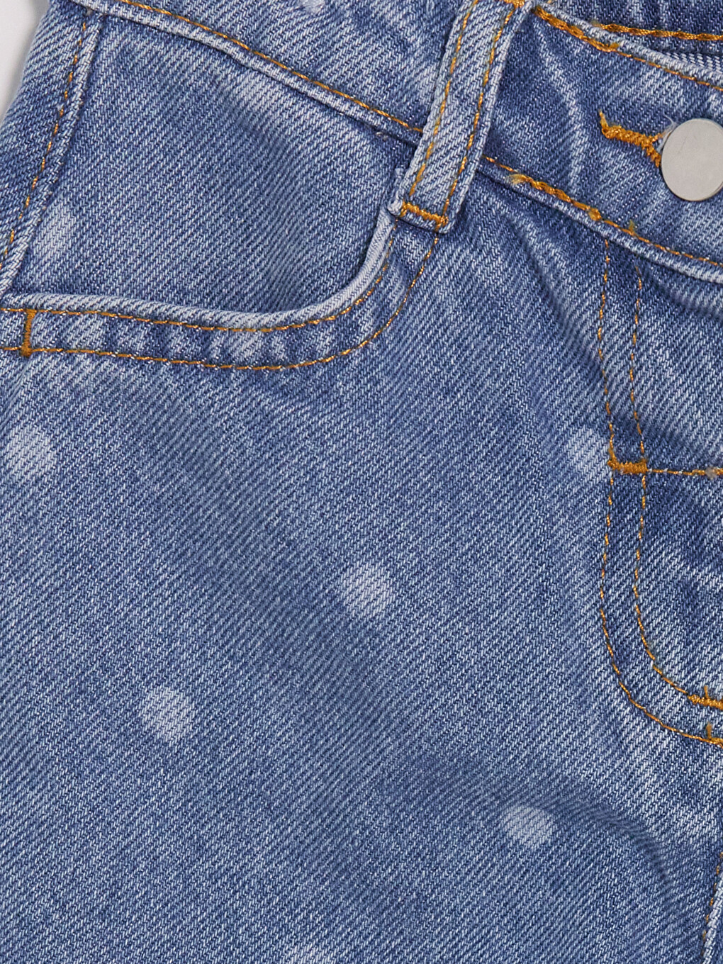 İndigo Balloon Fit Kız Çocuk Jean Pantolon-1