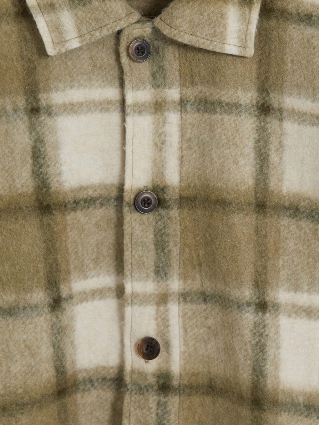 Regular Fit Plaid Men's Shirt Jacket-6