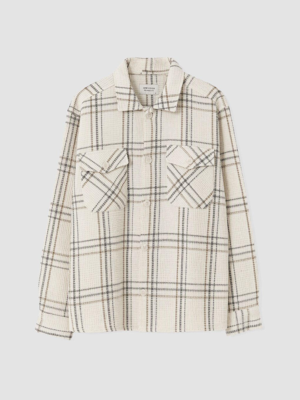 Regular Plaid Men's Shirt Jacket