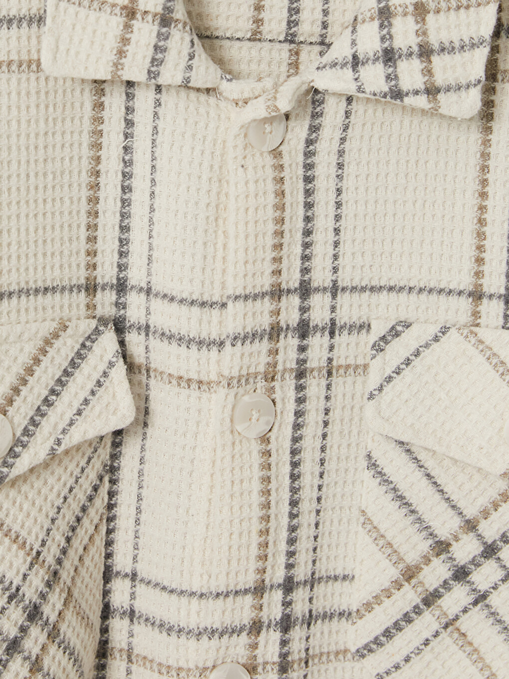 Regular Plaid Men's Shirt Jacket-1