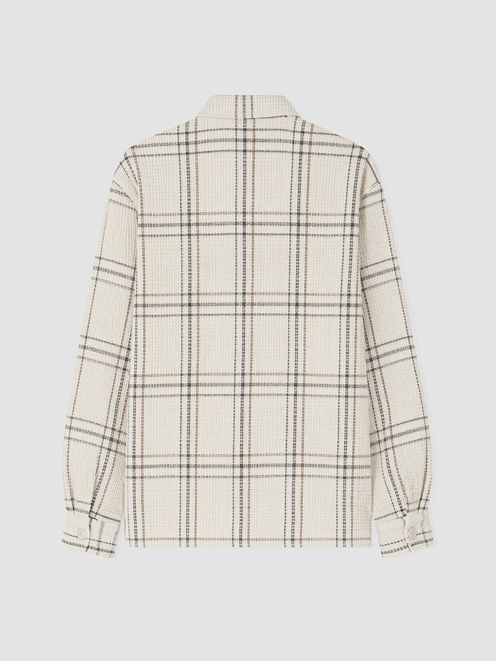 Regular Plaid Men's Shirt Jacket-2