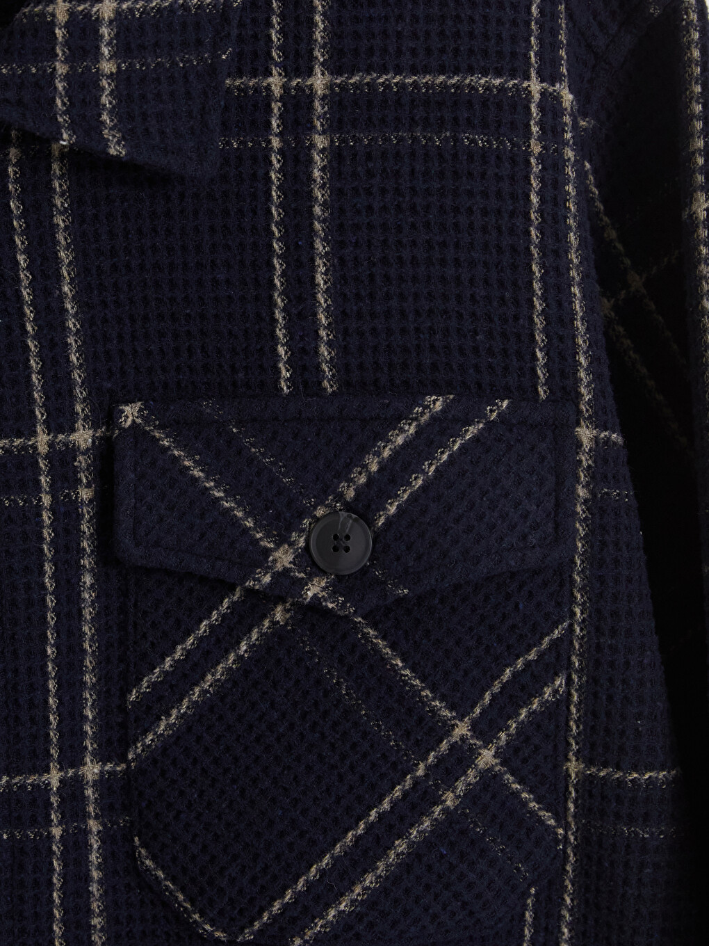 Man Navy Overshirt-1