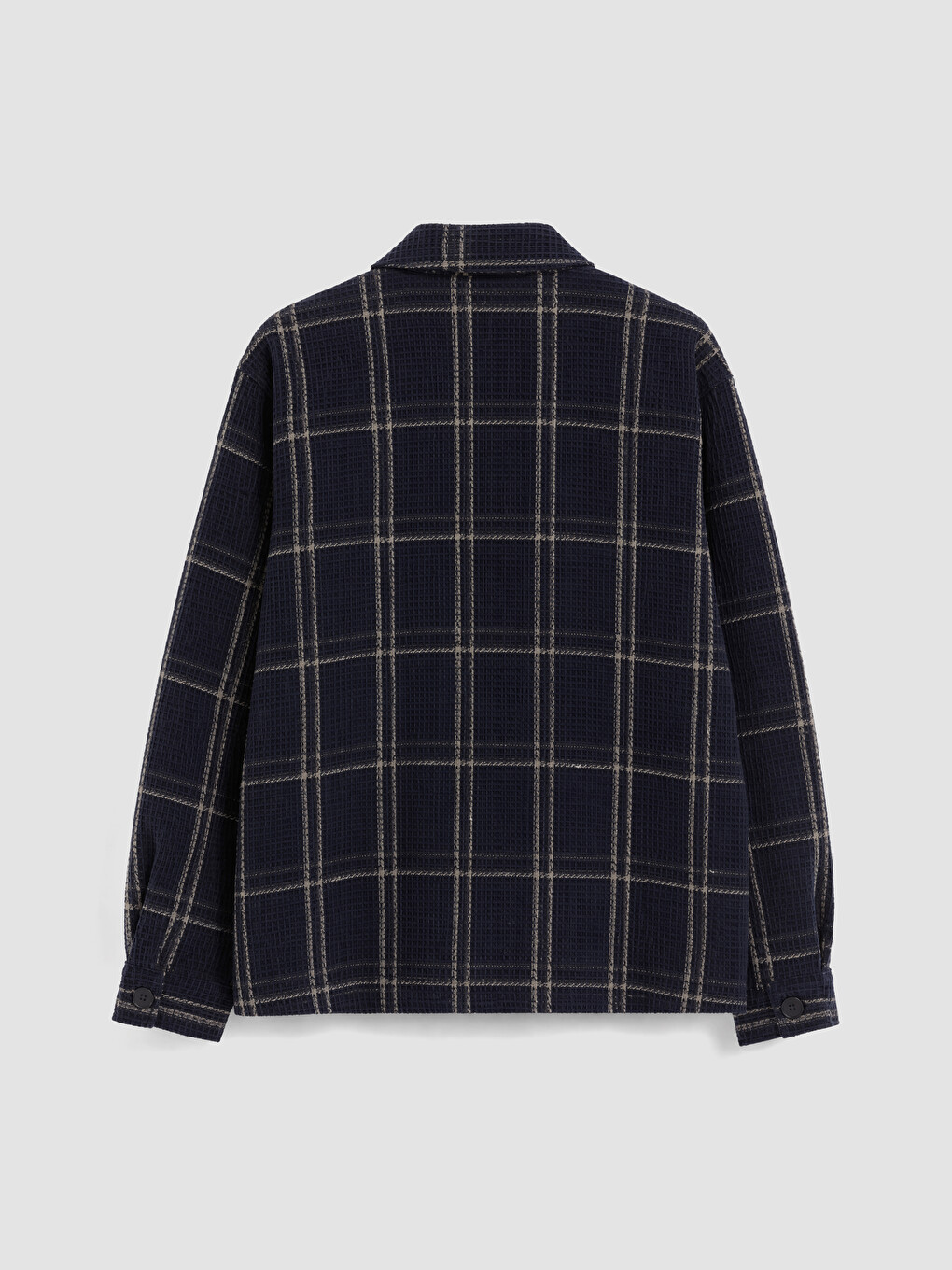 Man Navy Overshirt-2