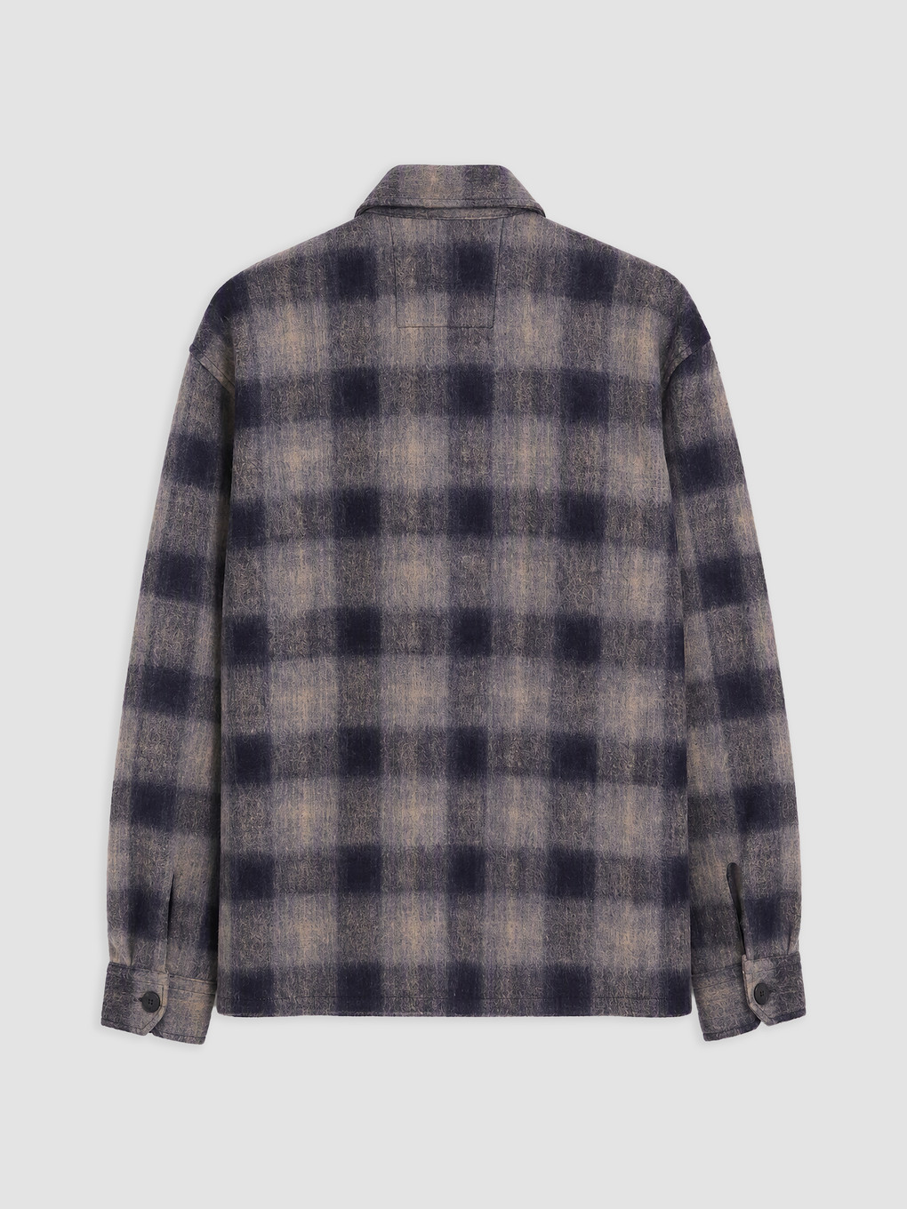 Regular Fit Plaid Men's Shirt Jacket-1