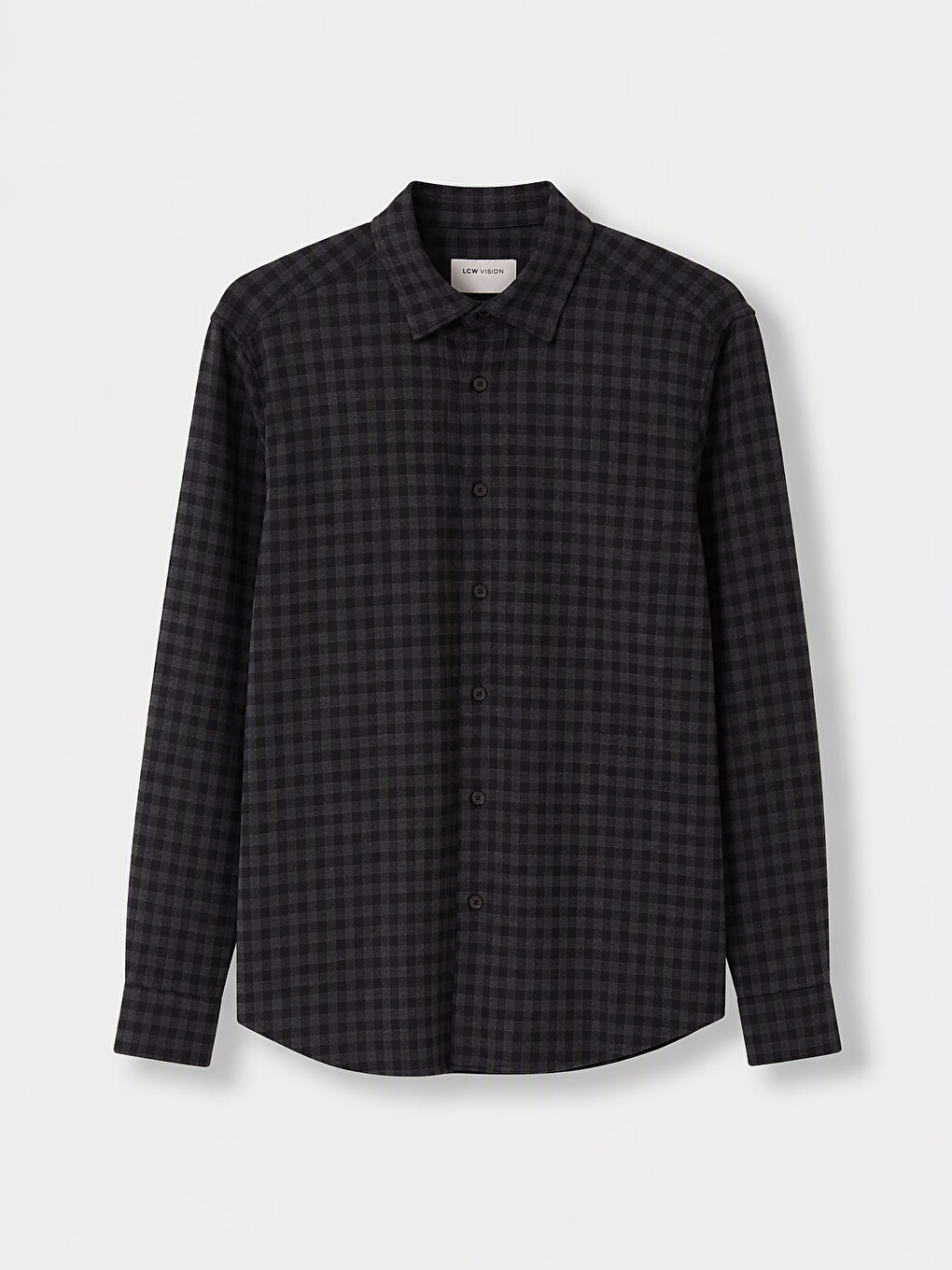 Regular Fit Plaid Men's Shirt