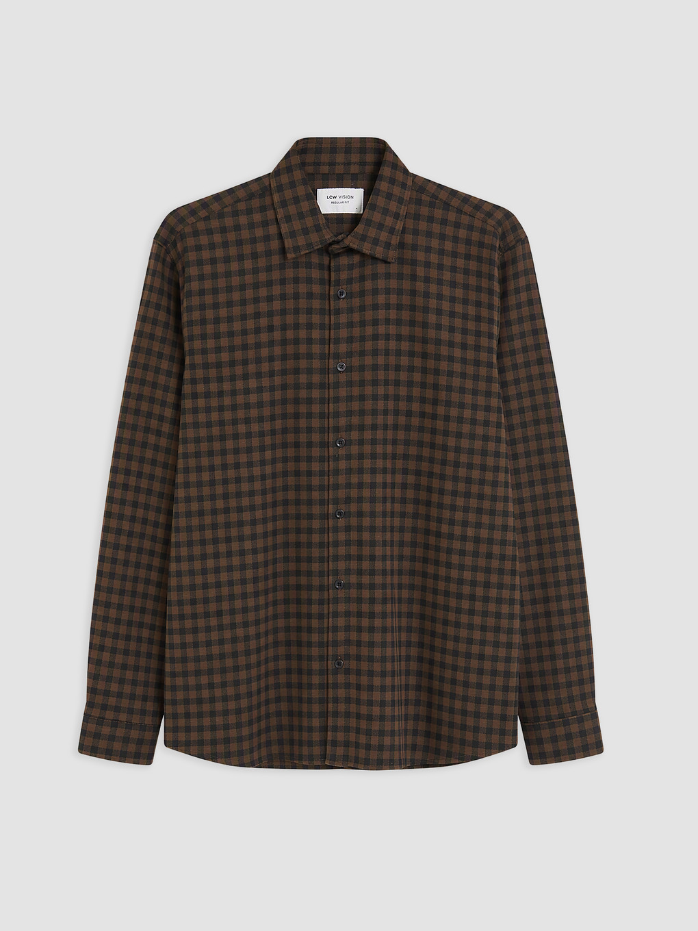 Man Brown Shirt