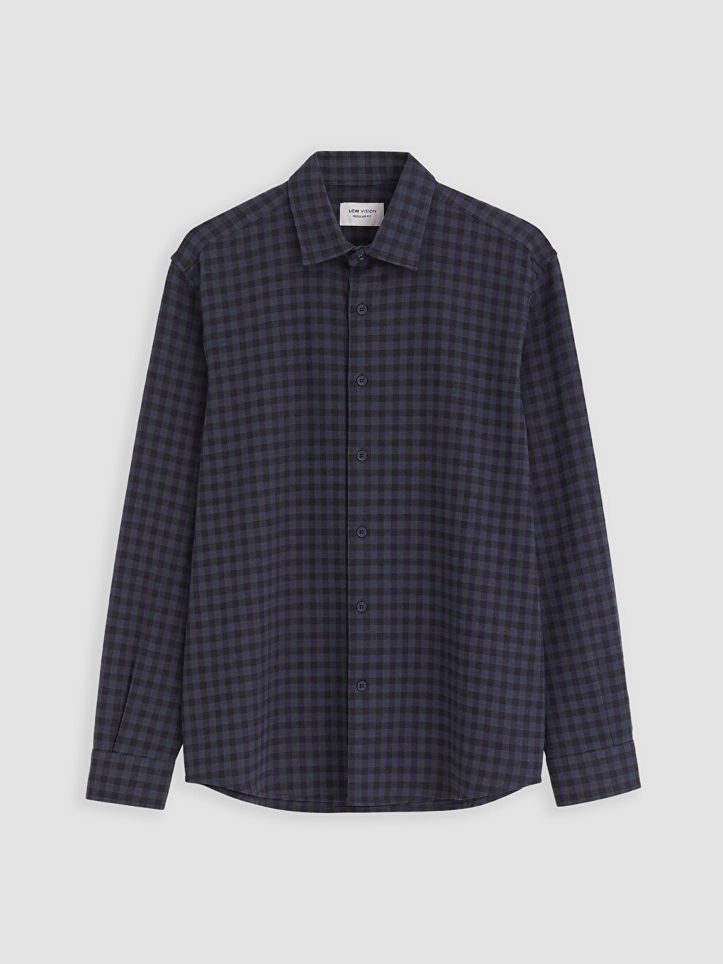 Regular Fit Plaid Men's Shirt