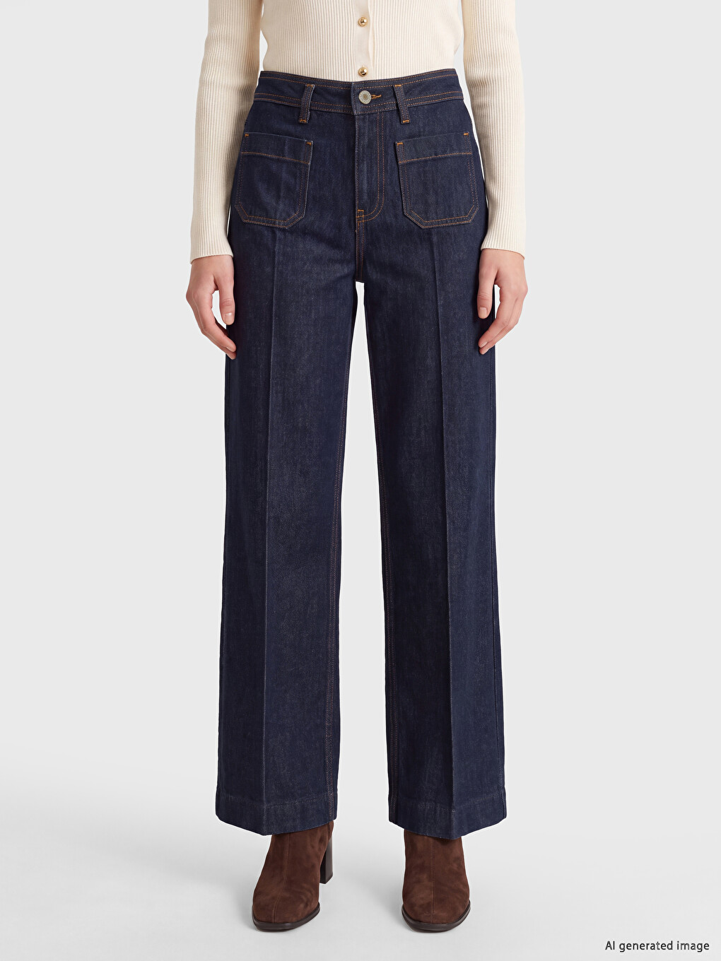 Wideleg Women's Jeans-1