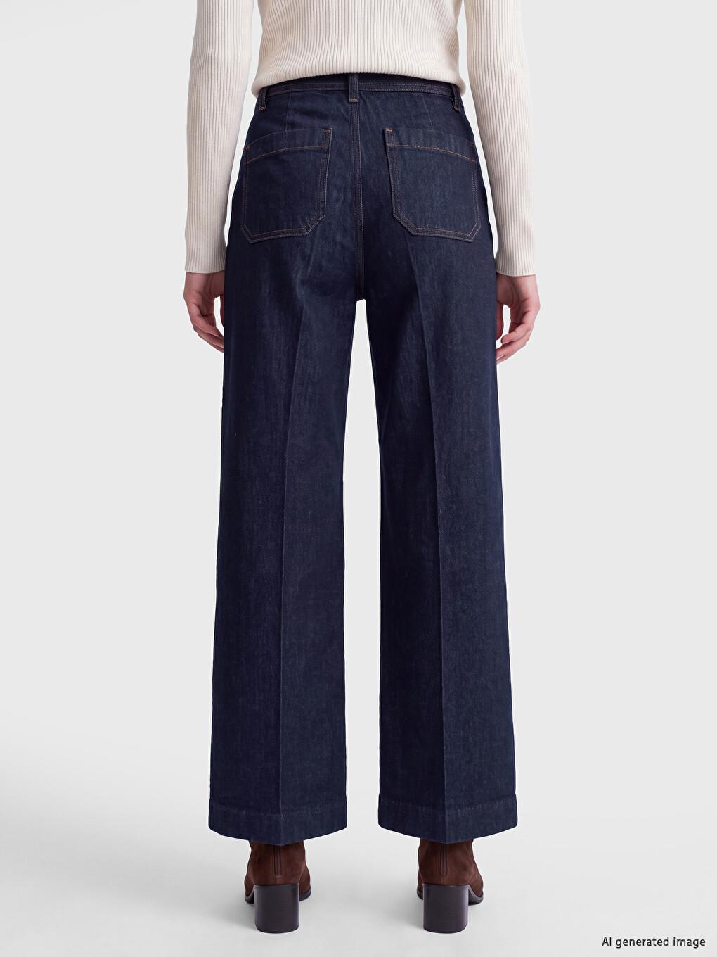 Wideleg Women's Jeans-3