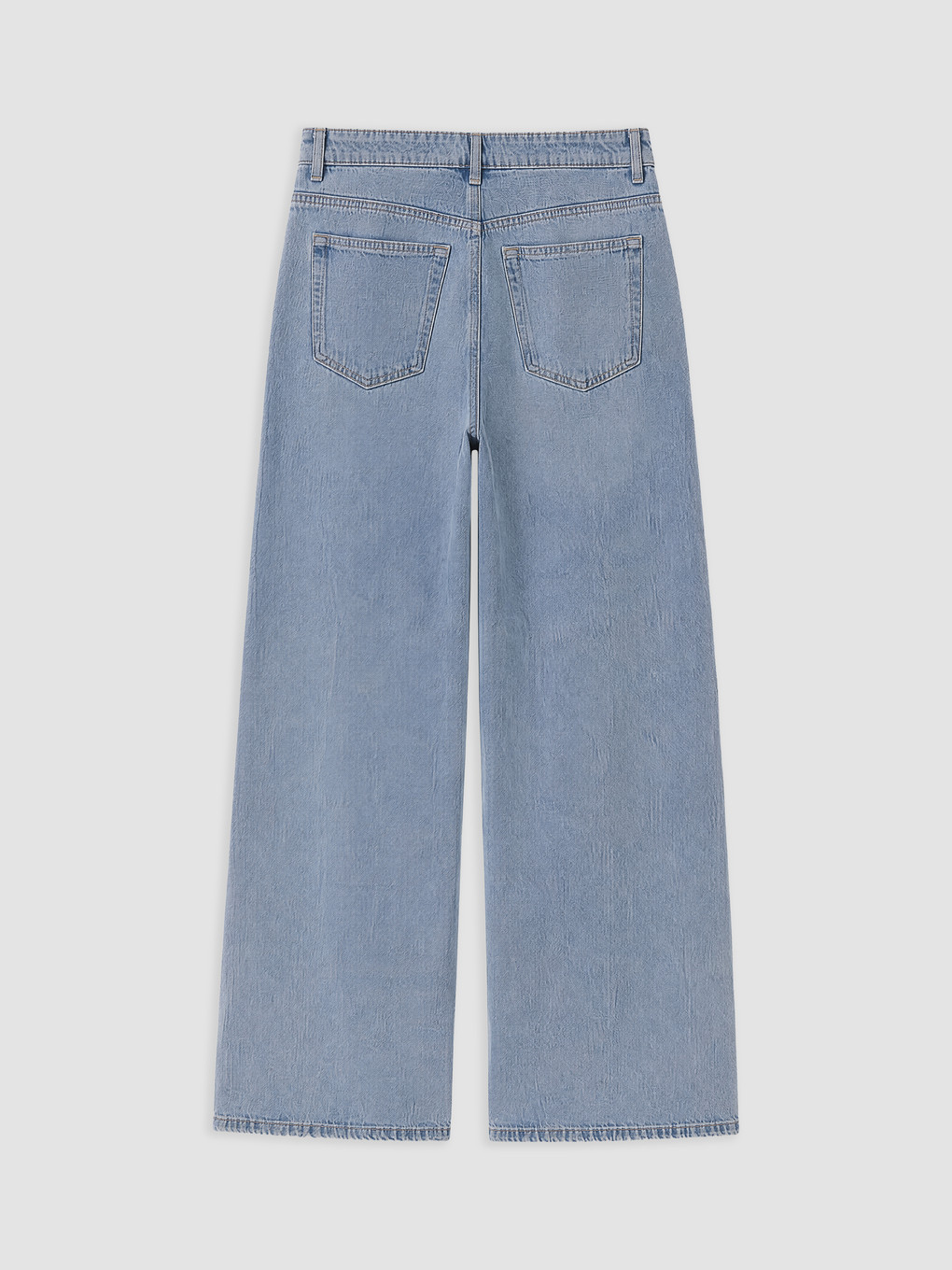 Rhinestone Embellished Wideleg Jean-5